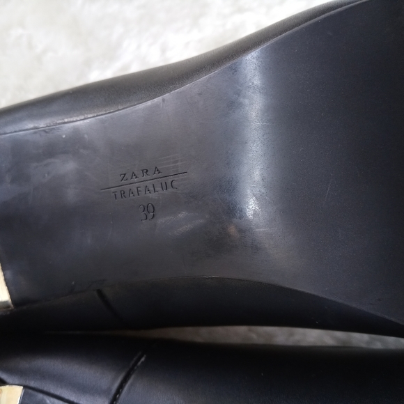 Zara black heels size 9 - Picture 9 of 11